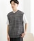ミックスメランジVネックベスト