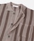 ストライプショートスリーブニットシャツ
