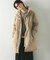 スタンドカラードロストダウンコート