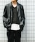フェイクレザーミドルジャケット