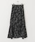 フラワープリントフリルスカート