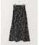 フラワープリントフリルスカート