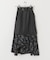 フラワープリントフリルスカート