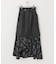 フラワープリントフリルスカート