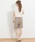 ベルト付きショートパンツ