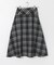 チェックフレアスカート