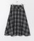 チェックフレアスカート