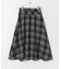 チェックフレアスカート