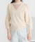 カットアウトハイネックセーター(5分袖)