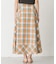 カラーブロックマキシスカート∴