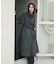 スタンドカラーロングコート