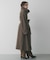 スタンドカラーロングコート