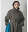 スタンドカラーロングコート