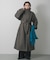 スタンドカラーロングコート
