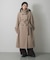 スタンドカラーロングコート