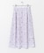 フラワープリントロングスカート