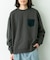 HARRIS TWEEDポケットスウェットプルオーバー