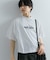 ロゴグラフィックボクシーTシャツ(5分袖)