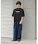 ロゴグラフィックボクシーTシャツ(5分袖)