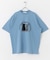 キャットグラフィックプリントTシャツ A