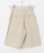 リネンライクハーフパンツ