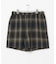 オンブレチェックイージーショートパンツ
