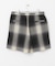 オンブレチェックイージーショートパンツ