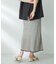 トリミングナローニットスカート