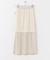 トリミングナローニットスカート