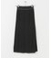 トリミングナローニットスカート
