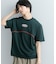 ブロックドデザインTシャツ(5分袖)