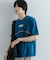 ブロックドデザインTシャツ(5分袖)