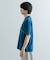 ブロックドデザインTシャツ(5分袖)