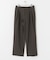 ウールライクダブルタックワイドパンツ