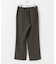 ウールライクダブルタックワイドパンツ