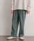 ウールライクダブルタックワイドパンツ