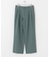 ウールライクダブルタックワイドパンツ