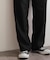 ウールライクダブルタックワイドパンツ