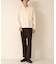ハードツイルセンタープレスストレートパンツ