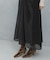 ドットフロッキーフレアスカート