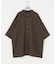 ハーフスリーブシアーワイドシャツ