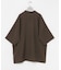 ハーフスリーブシアーワイドシャツ