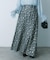 ハクプリントフレアスカート