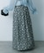 ハクプリントフレアスカート