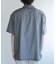 シアーシャンブレーオープンカラーシャツ