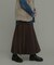 フェイクスウェードプリーツスカート