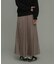 フェイクスウェードプリーツスカート
