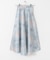 ボカシプリントロングスカート