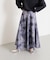 ボカシプリントロングスカート