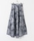 ボカシプリントロングスカート